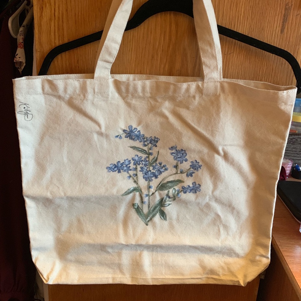 Hand Painted Tote Bag